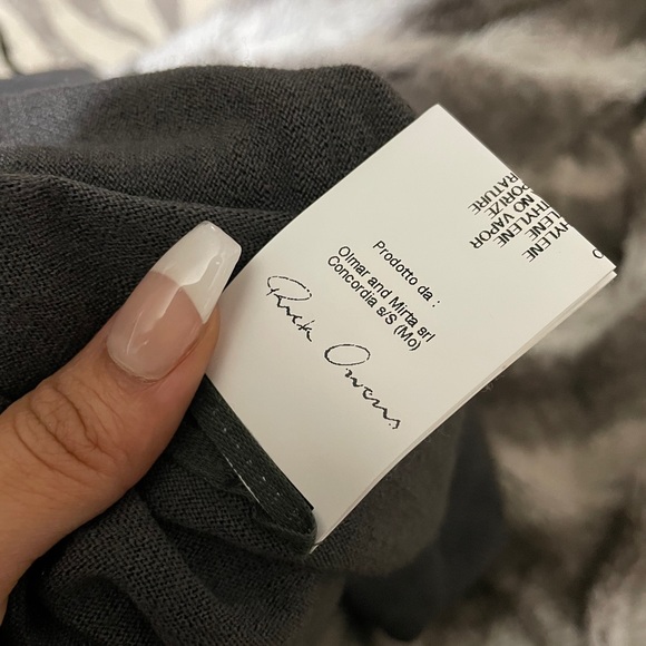 Rick Owens Wool Asymmetrical Sweater Top - Picture 10 of 11